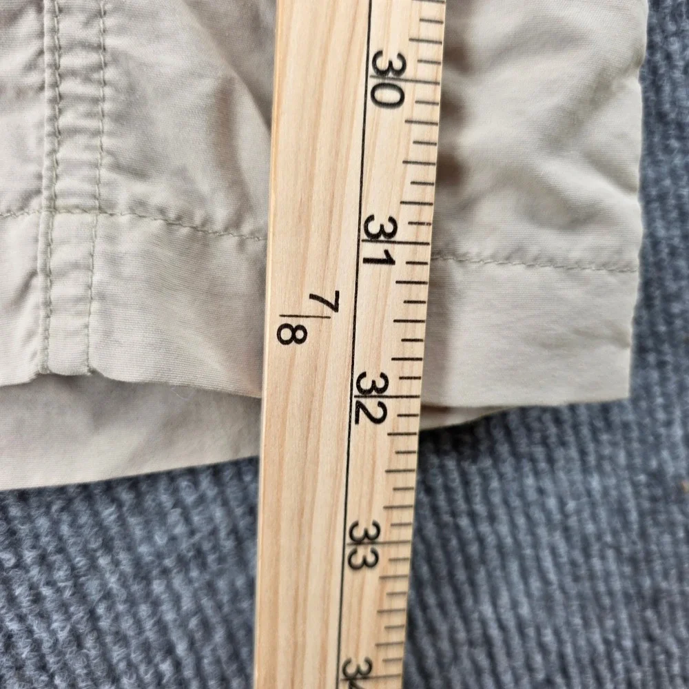 Columbia Omni-Shade Convertible Cargo Pants Tan Beige Mens 28x31.5 Hiking Shorts